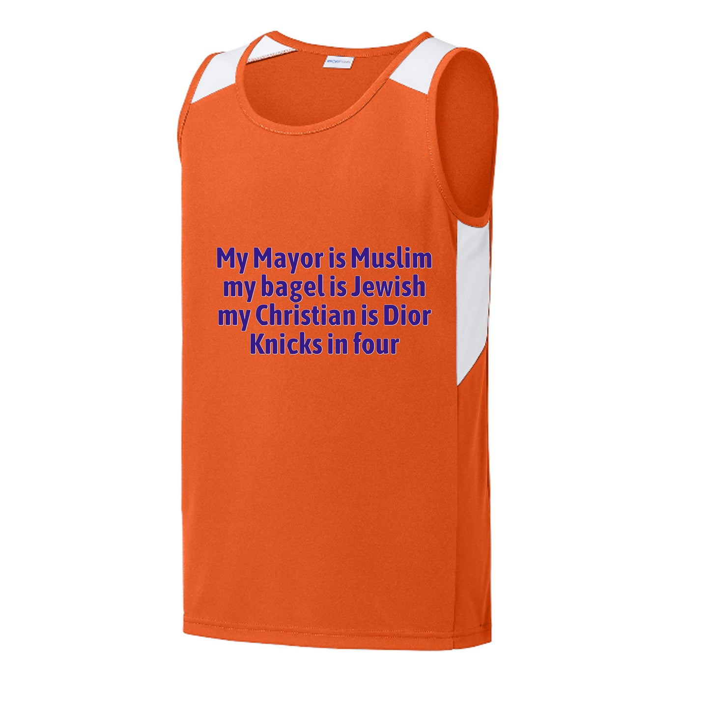Deep Orange/ White - YST446 - FRONT