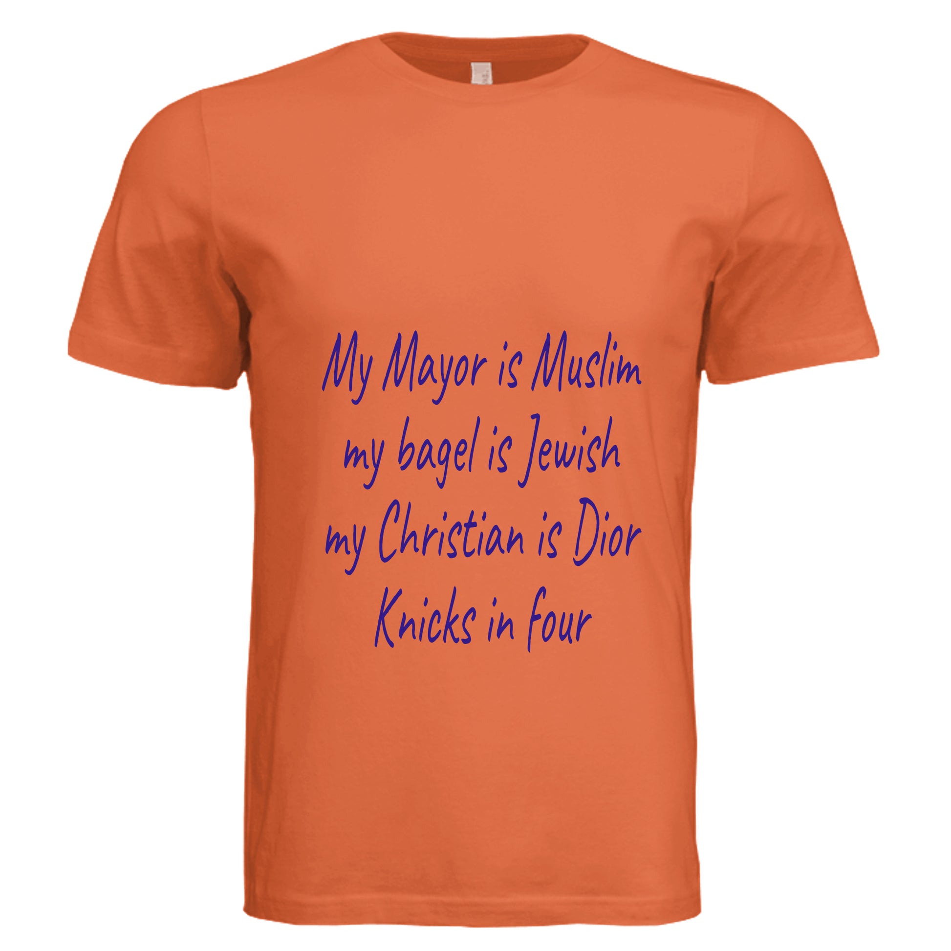Solid Orange Triblend - 3413C - FRONT