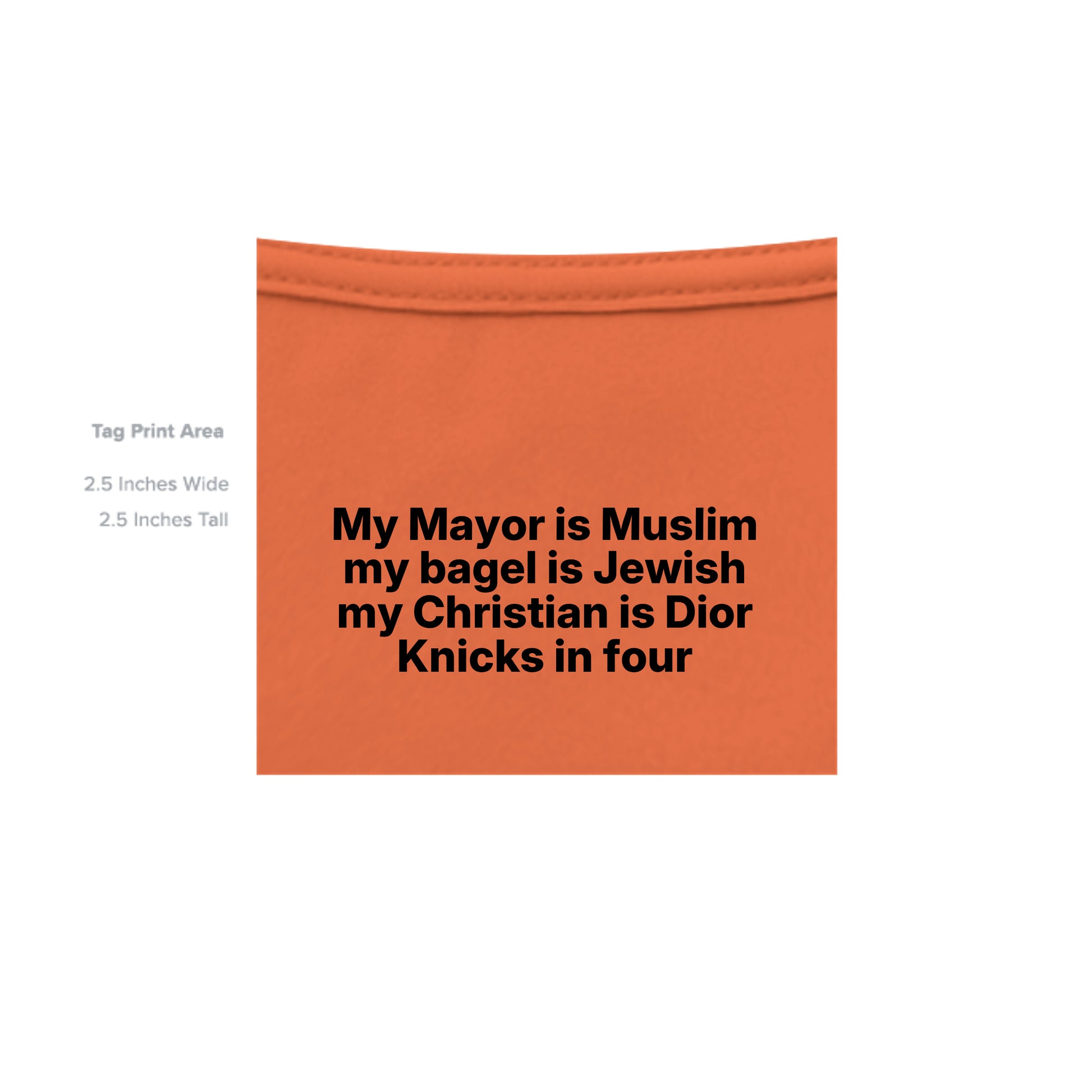 Solid Orange Triblend - 3413C - INSIDE_TAG_LINE